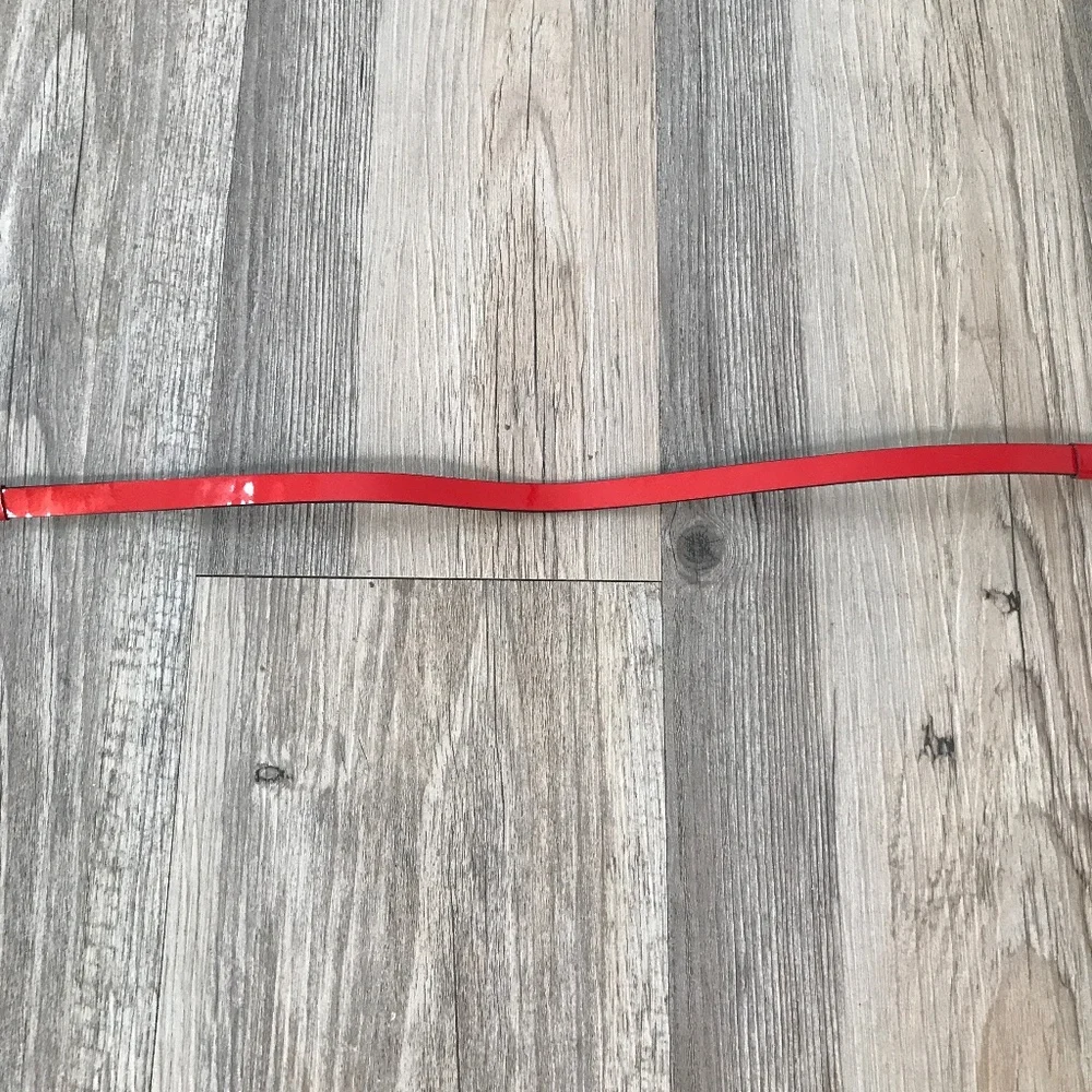 Vintage Y2K Christian Dior Mousqueton Belt | Red Patent Leather | Pristine